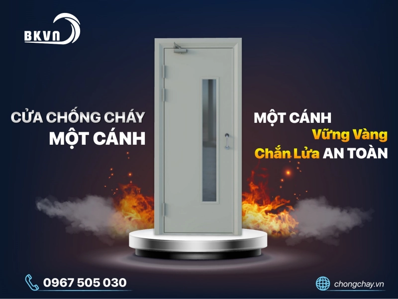 Cửa chống cháy 1 cánh