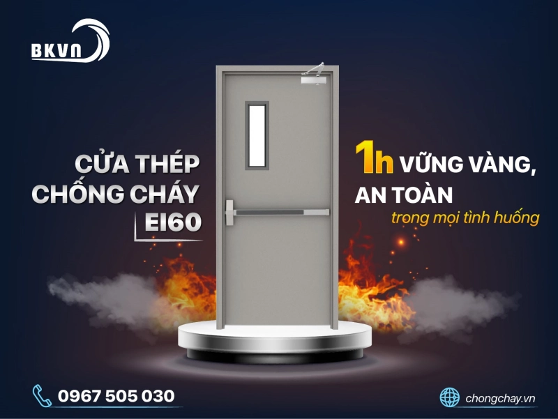 Cửa thép chống cháy EI60