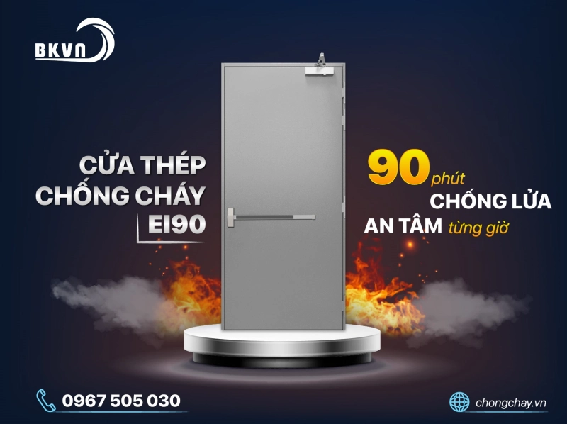 Cửa thép chống cháy EI90