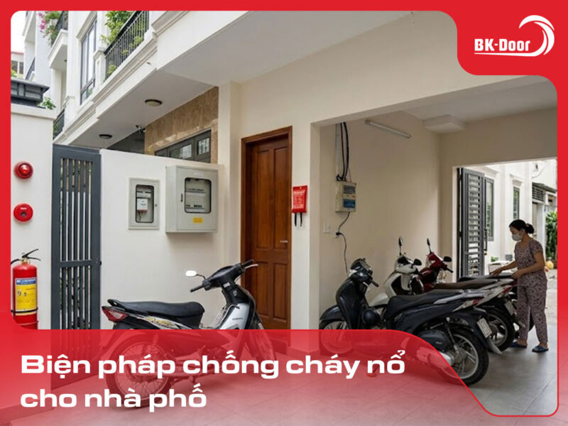 biện pháp chống cháy nổ cho nhà phố