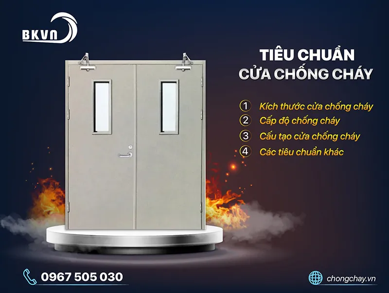 Cập nhật tiêu chuẩn cửa chống cháy mới nhất hiện nay