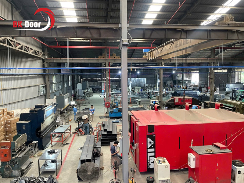 BK DOOR là công ty sản xuất cửa thép chống cháy với dây chuyền hiện đại