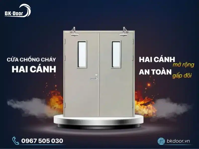 Cửa chống cháy 2 cánh
