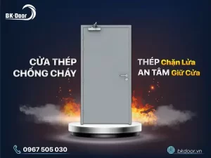 Cửa thép chống cháy Bách Khoa