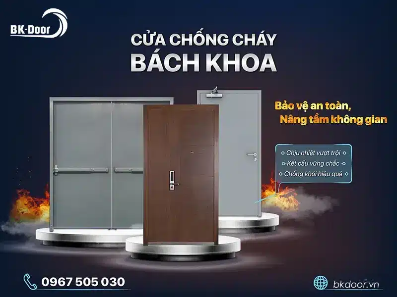 Cửa thép chống cháy và cửa gỗ chống cháy loại nào tốt hơnn