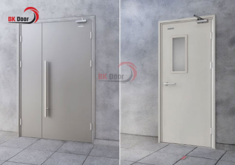 Cửa thép chống cháy được sử dụng phổ biến ở nhiều công trình