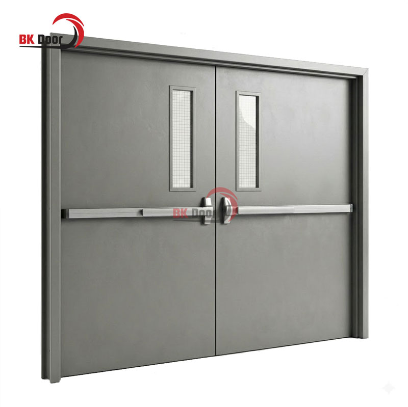 Cửa chống cháy 2 cánh đều