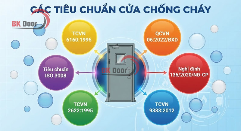 Các tiêu chuẩn cửa chống cháy bạn cần biết