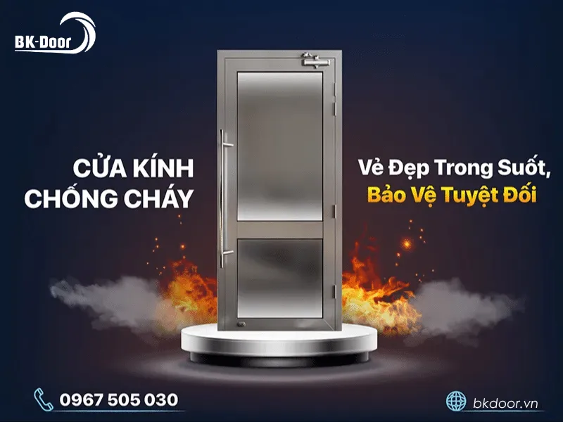 Cấu tạo cửa kính chống cháy 