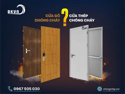 Cửa thép chống cháy và cửa gỗ chống cháy loại nào tốt hơn?