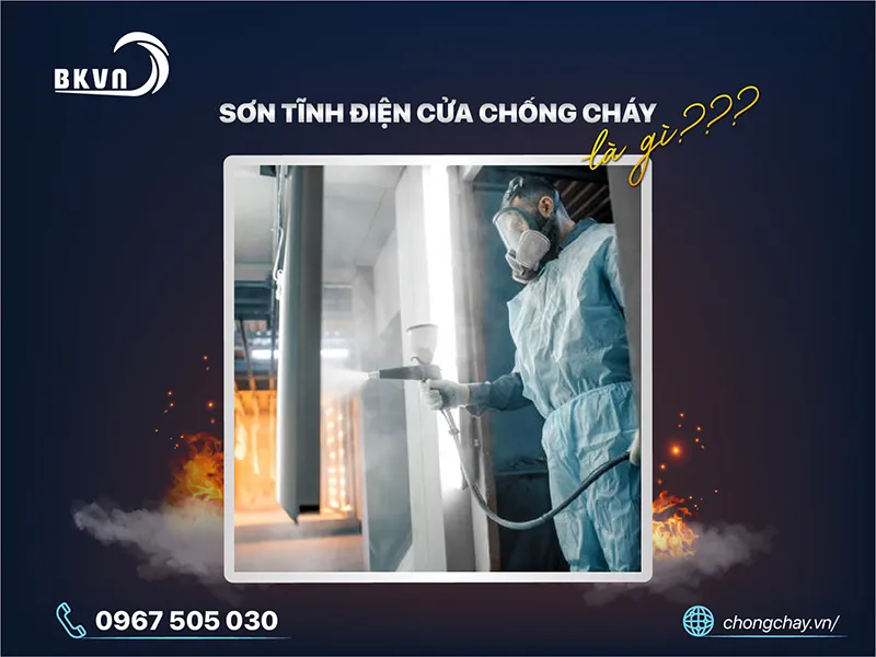 Tìm hiểu về sơn tĩnh điện cửa chống cháy