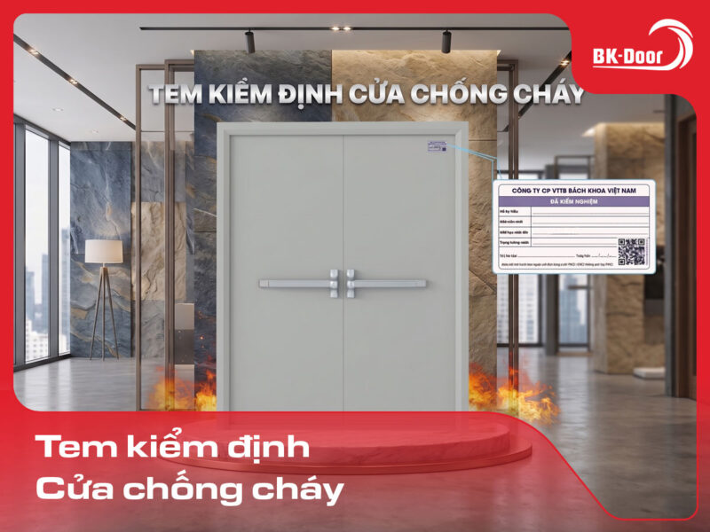 tem kiểm định cửa chống cháy