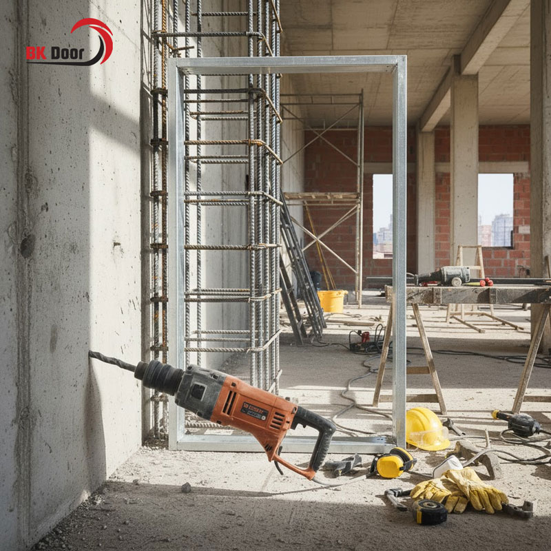 Các dụng cụ cần chuẩn bị trước khi tiến hành lắp đặt cửa cuốn chống cháy