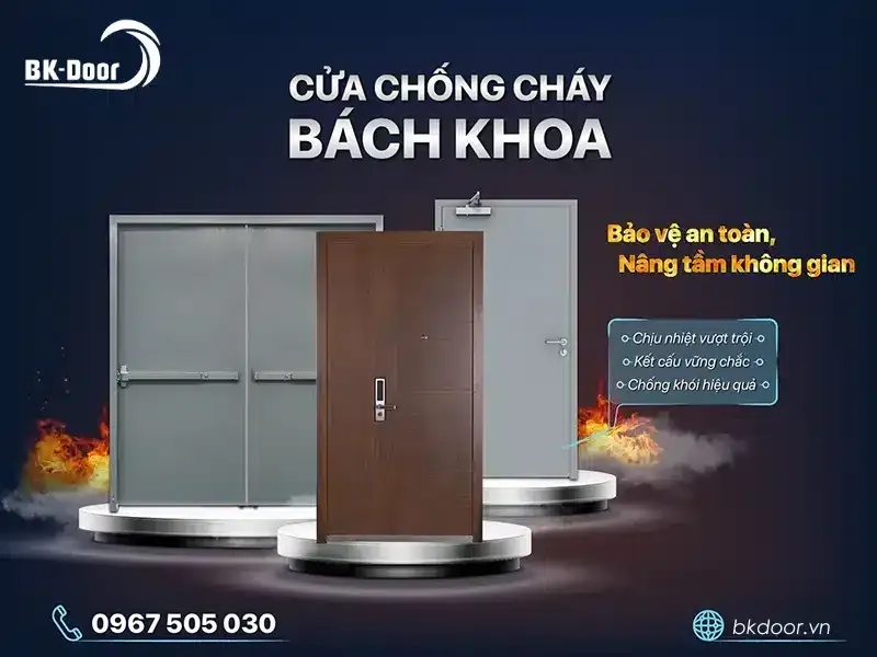 Cửa chống cháy Bách Khoa