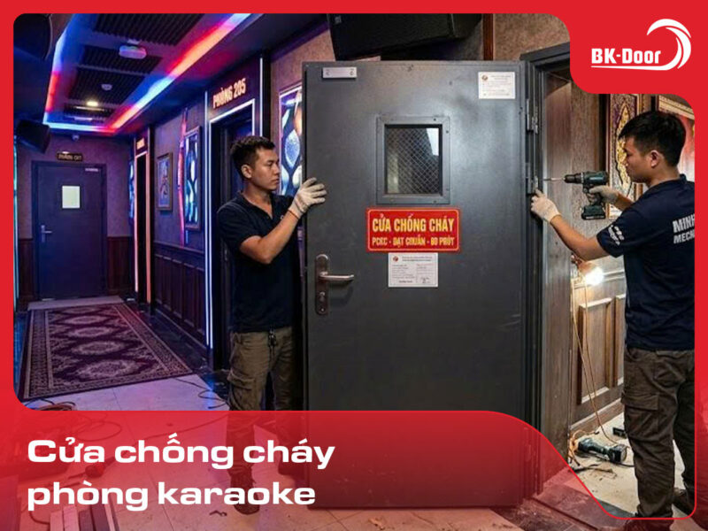 cửa chống cháy phòng karaoke