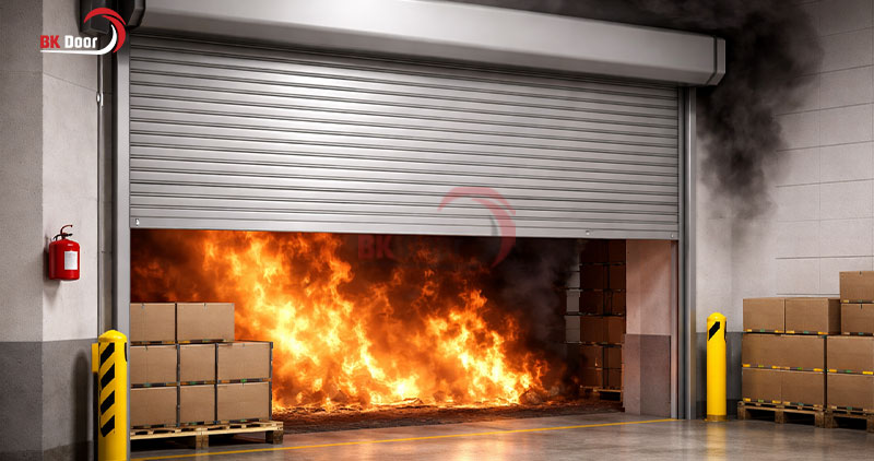 Cửa chống cháy được sử dụng trong các công trình nhà cao tầng
