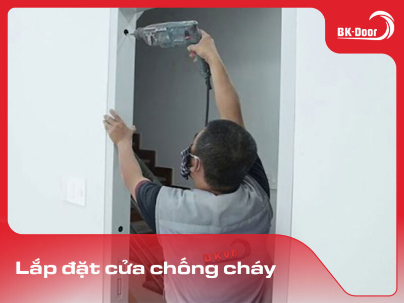 lắp đặt cửa chống cháy