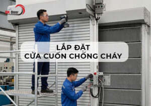 lắp đặt cửa cuốn chống cháy