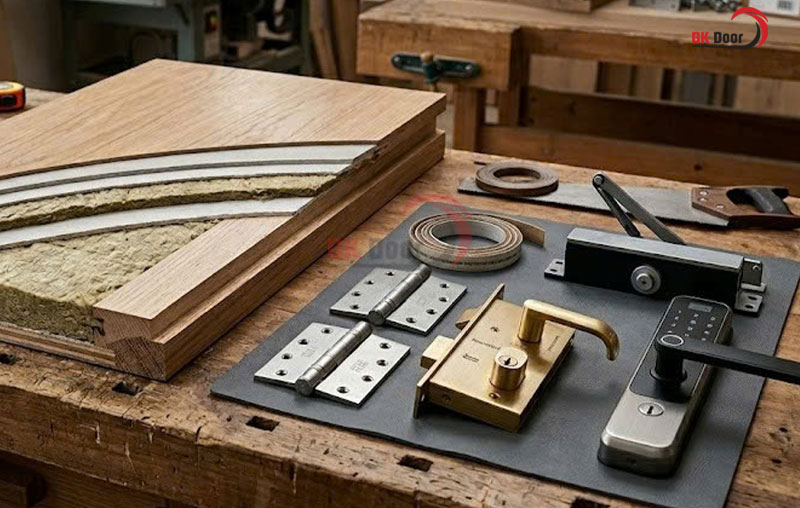 Kết cấu của cửa thép chống cháy