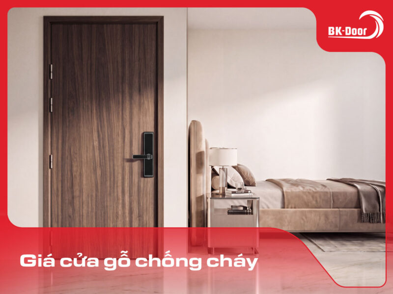 giá cửa gỗ chống cháy