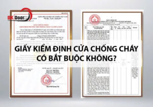 Giấy kiểm định cửa chống cháy có bắt buộc không?