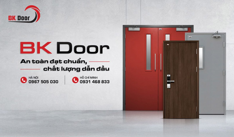 BK DOOR là thương hiệu cửa chống cháy hàng đầu Việt Nam hiện nay