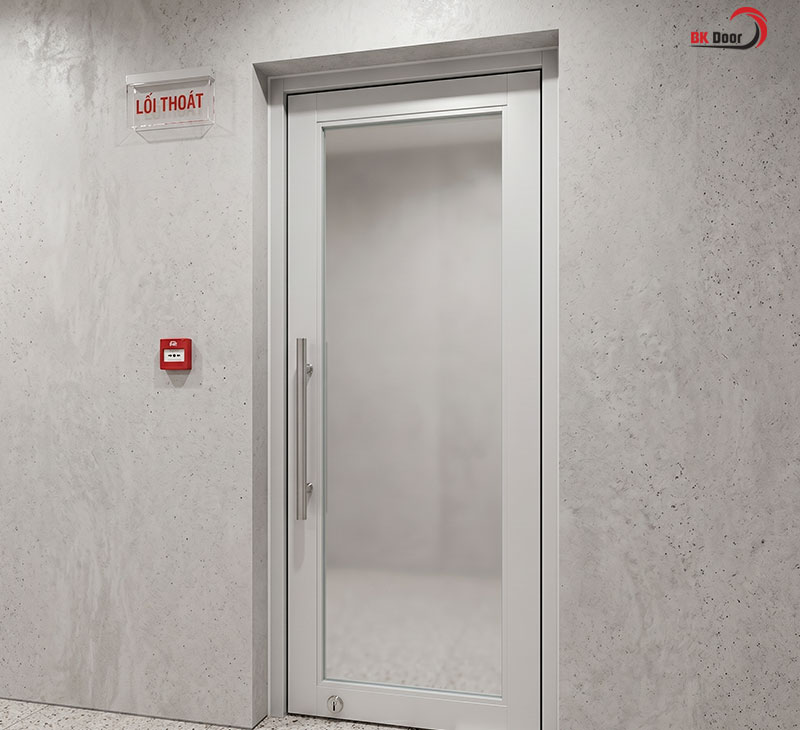 Cửa kính chống cháy ei60 có kính chịu lực gấp 6-12 lần so với kính thường