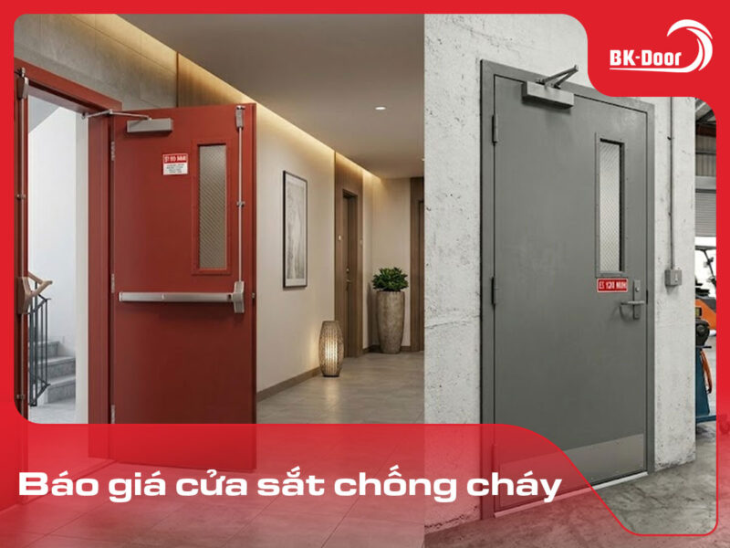 báo giá cửa sắt chống cháy