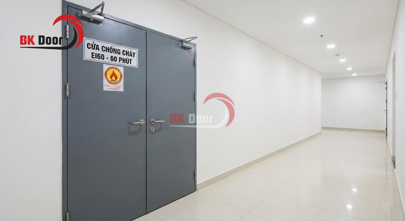 Cửa chống cháy 60 phút là dòng cửa phổ biến nhất