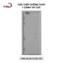 Cửa thép chống cháy 1 cánh tay gạt