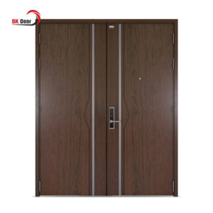 Cửa thép vân gỗ 2 cánh BKDoor