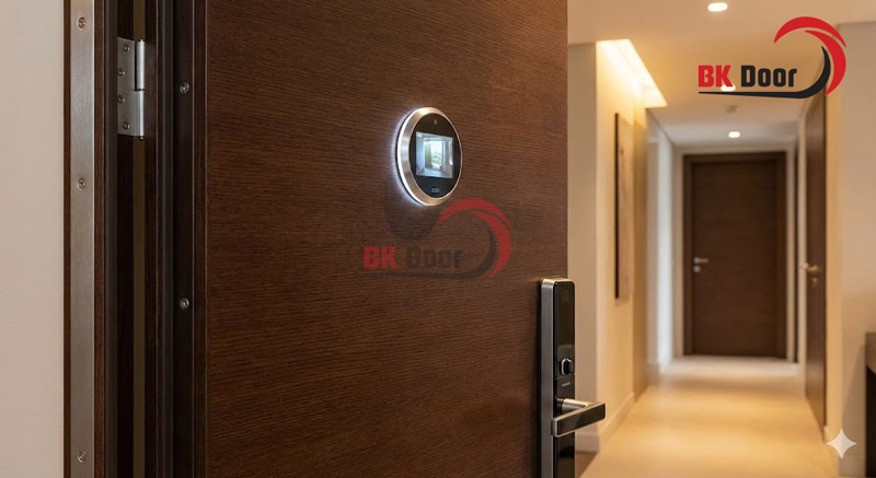 Lắp mắt thần trên cửa giúp đảm bảo an ninh an toàn tốt hơn