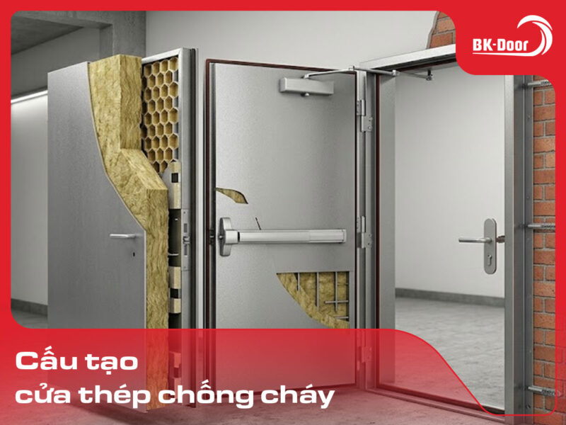 cấu tạo cửa thép chống cháy