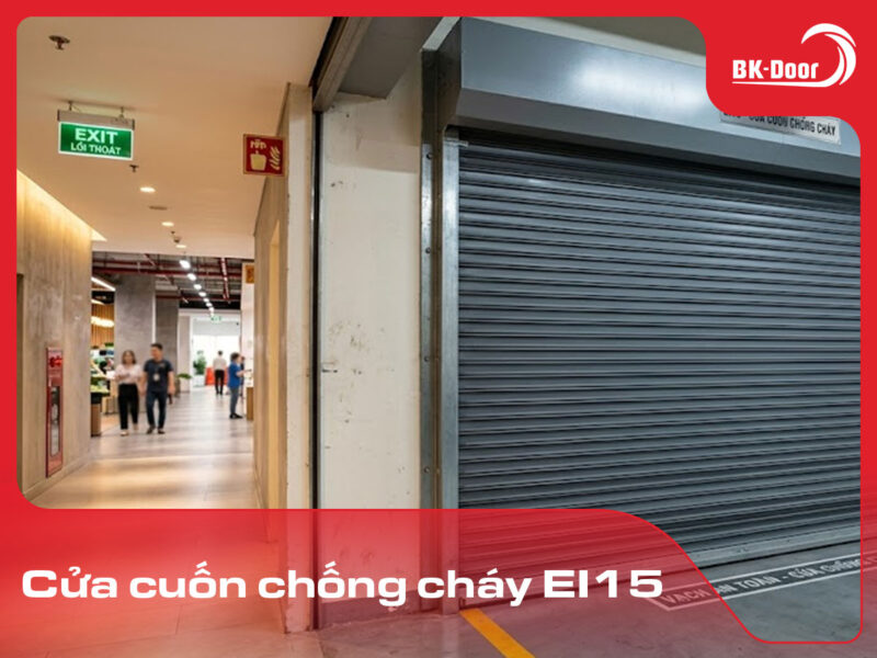 cửa cuốn chống cháy EI15