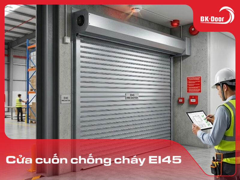 cửa cuốn chống cháy EI45