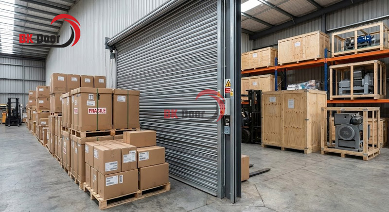 Cửa cuốn chống cháy EI45 có thể đáp ứng yêu cầu vách ngăn cháy loại 2