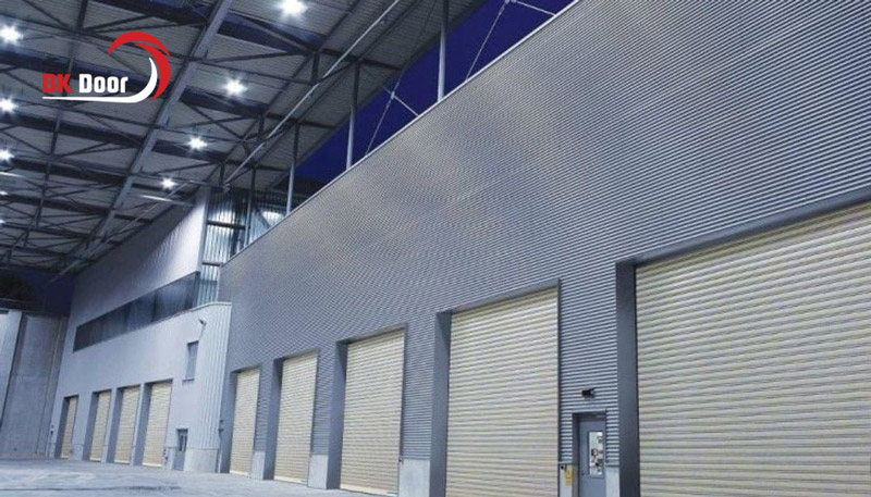 Cửa cuốn thép chống cháy rất phổ biến cho nhà xưởng