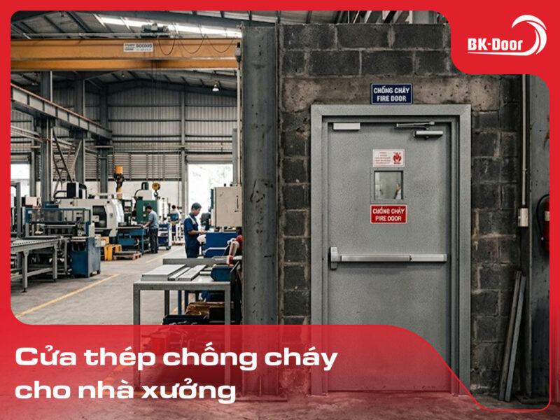 cửa thép chống cháy cho nhà xưởng