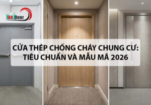 Cửa thép chống cháy chung cư: Tiêu chuẩn và mẫu mã