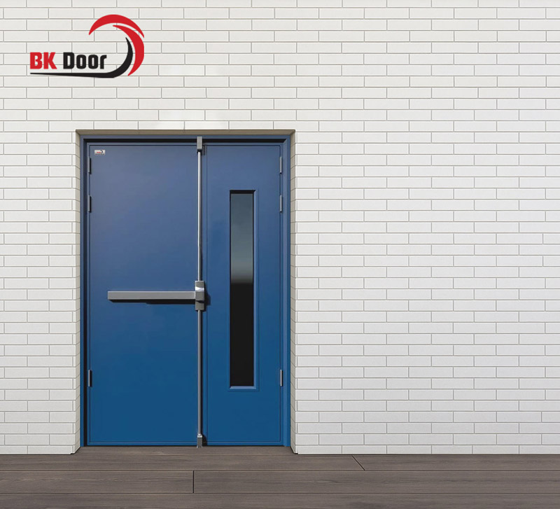 Cửa thép thoát hiểm chống cháy là loại cửa phổ biến nhất