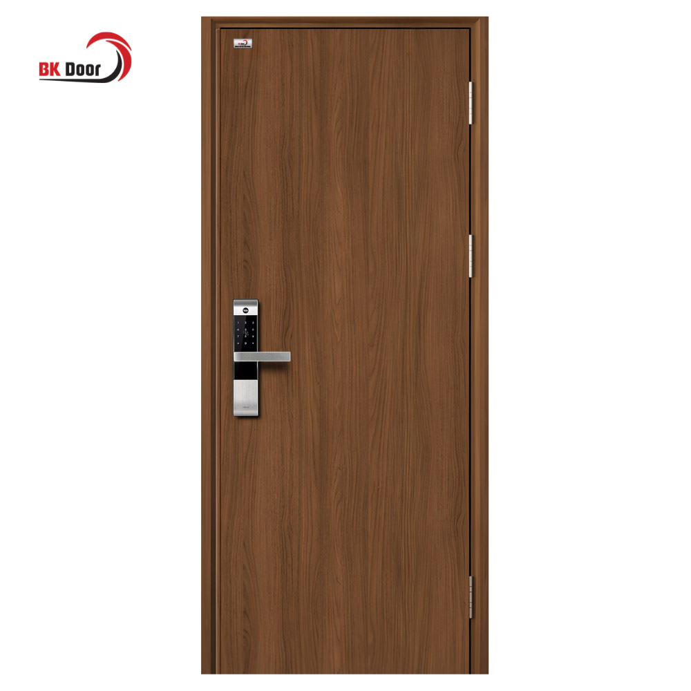 Cửa thép vân gỗ 1 cánh chống cháy
