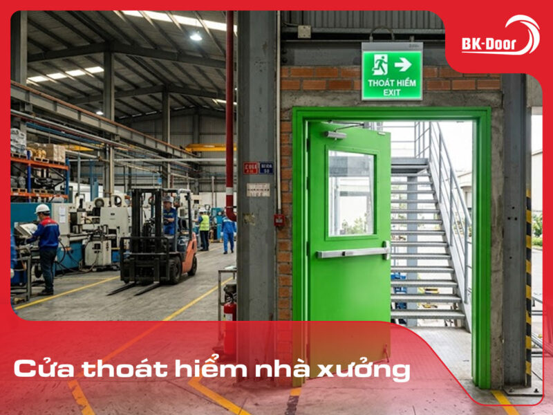 cửa thoát hiểm nhà xưởng