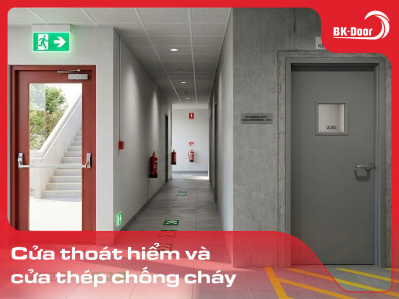 cửa thoát hiểm và cửa thép chống cháy