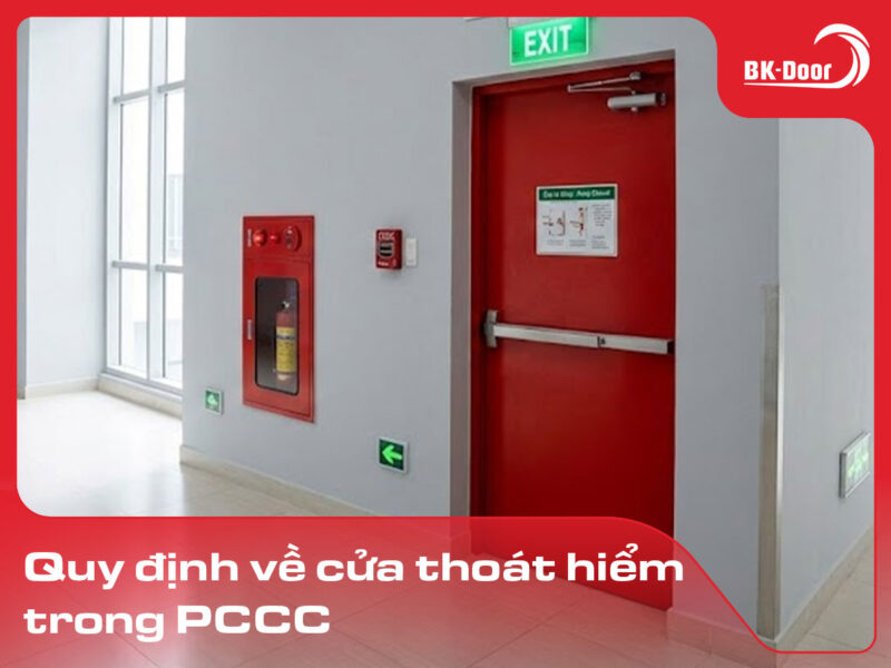 quy định về cửa thoát hiểm trong PCCC