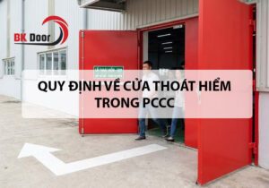 Quy định về cửa thoát hiểm trong PCCC
