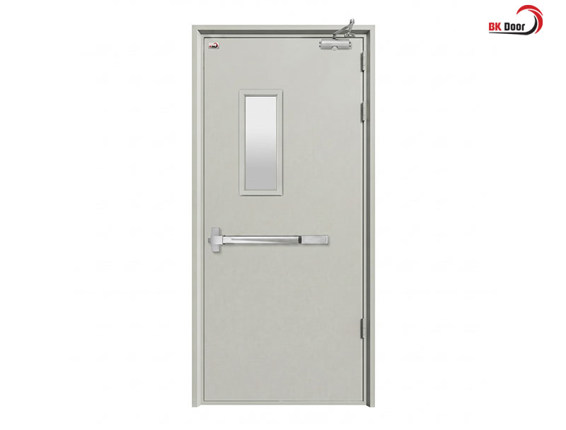 Thanh thoát hiểm cửa đơn được sử dụng cho cửa 1 cánh chống cháy