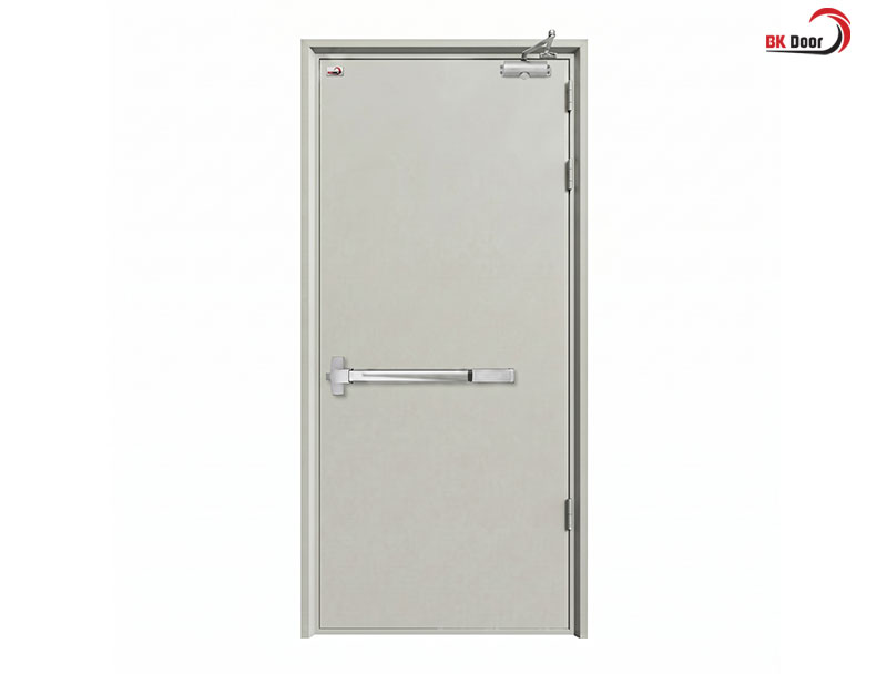 Thanh thoát hiểm cửa đơn lắp đặt cho cửa chống cháy 1 cánh