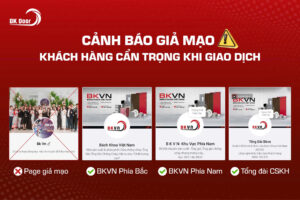 BK Door cảnh báo giả mạo