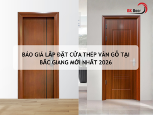 Thi công cửa thép vân gỗ Đồng Nai cho dự án giá tốt 2026