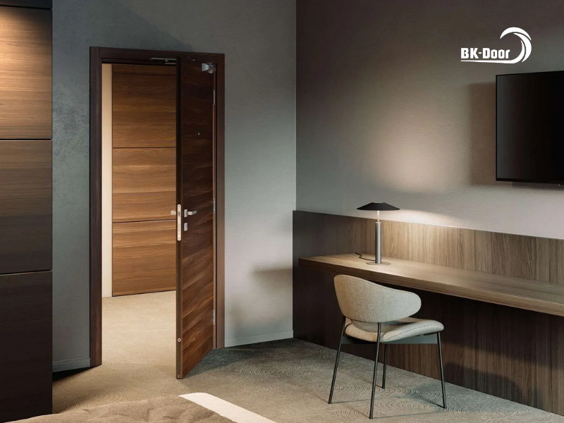 Cửa thép vân gỗ 4 cánh đại hội